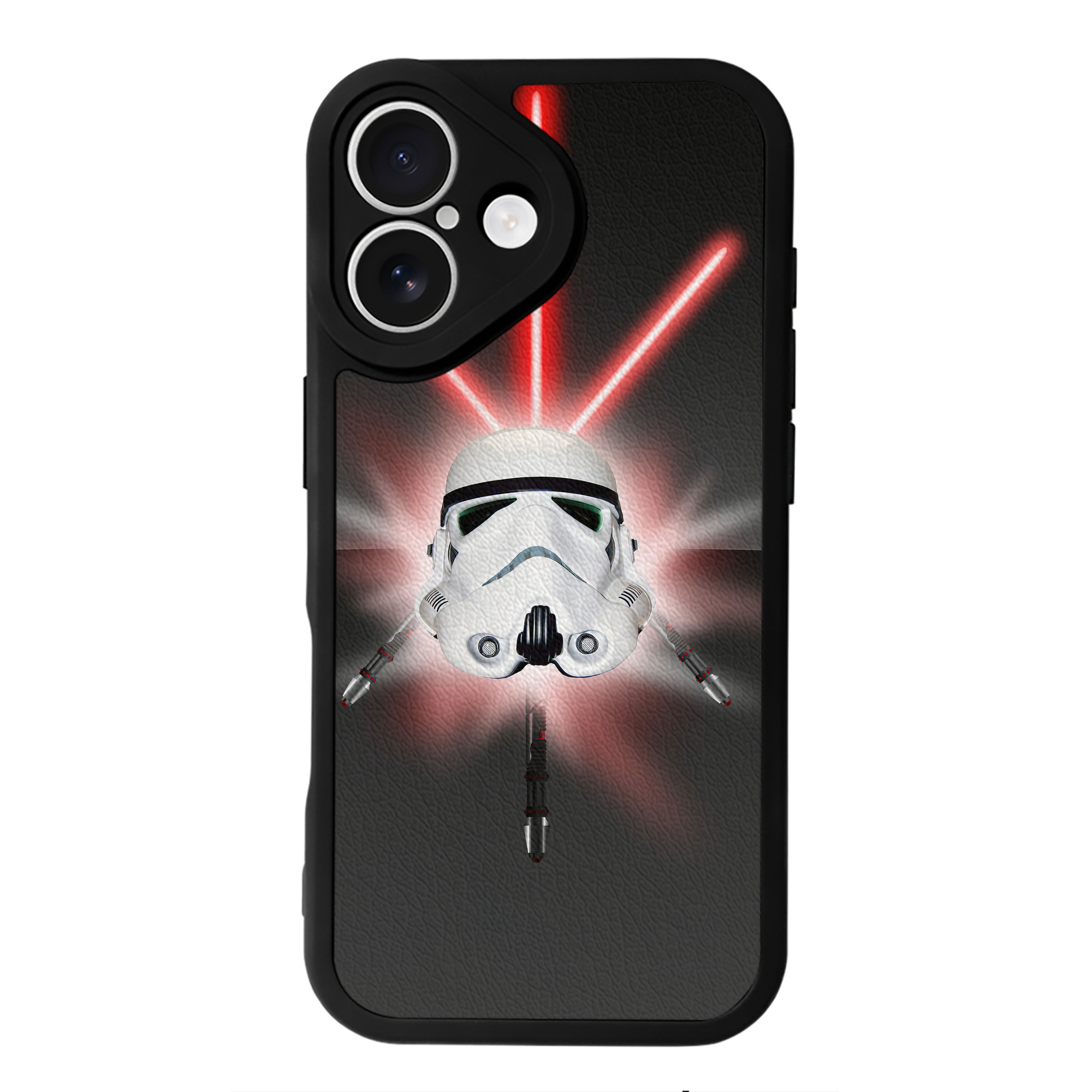 （画像用） スター・ウォーズ Star Wars 【iPhone 16シリーズ対応】シリコンスマホケース（レザー調） 材質：シリコン